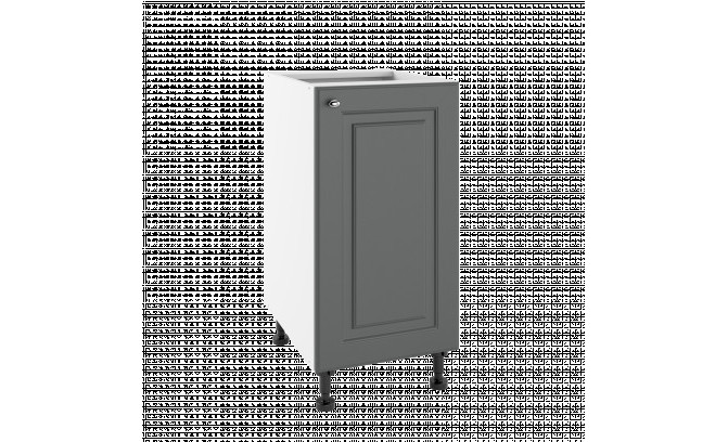 Нижний кухонный шкаф РО 40 BELLA GRAPHITE SUPER MAT